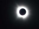 Totality as seen in Athens, Texas. [Paul Buck, KW5TNT, photo]